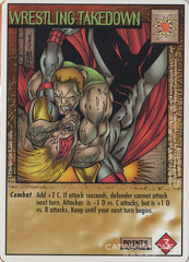 Wrestling Takedown [White Border]